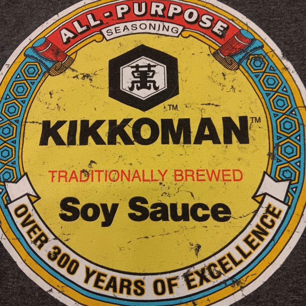 Men's XXL Kikkoman Soy Sauce T-Shirt.